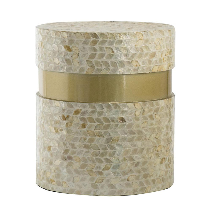 Cancun Sea Shell Stool/Side Table