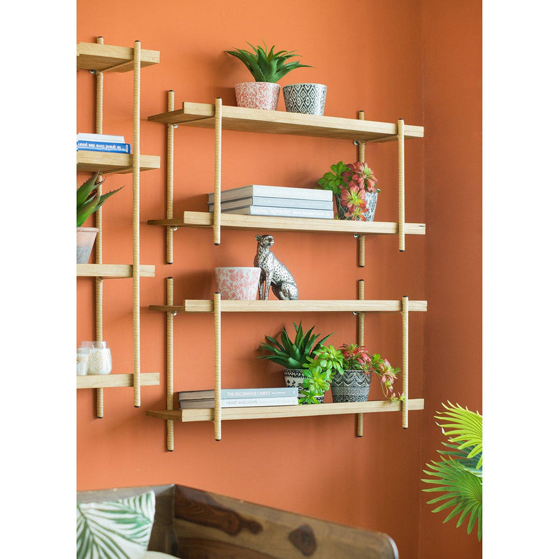 Minimalist Natural Dual Shelf