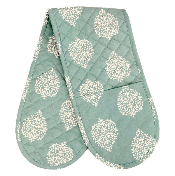 Avalon Sea Green Double Oven Mitt