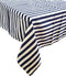 Breton Navy Cotton Woven Tablecloth 150x320cm