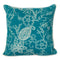 Paisley Teal Scatter Cushion Cover 40x40cm