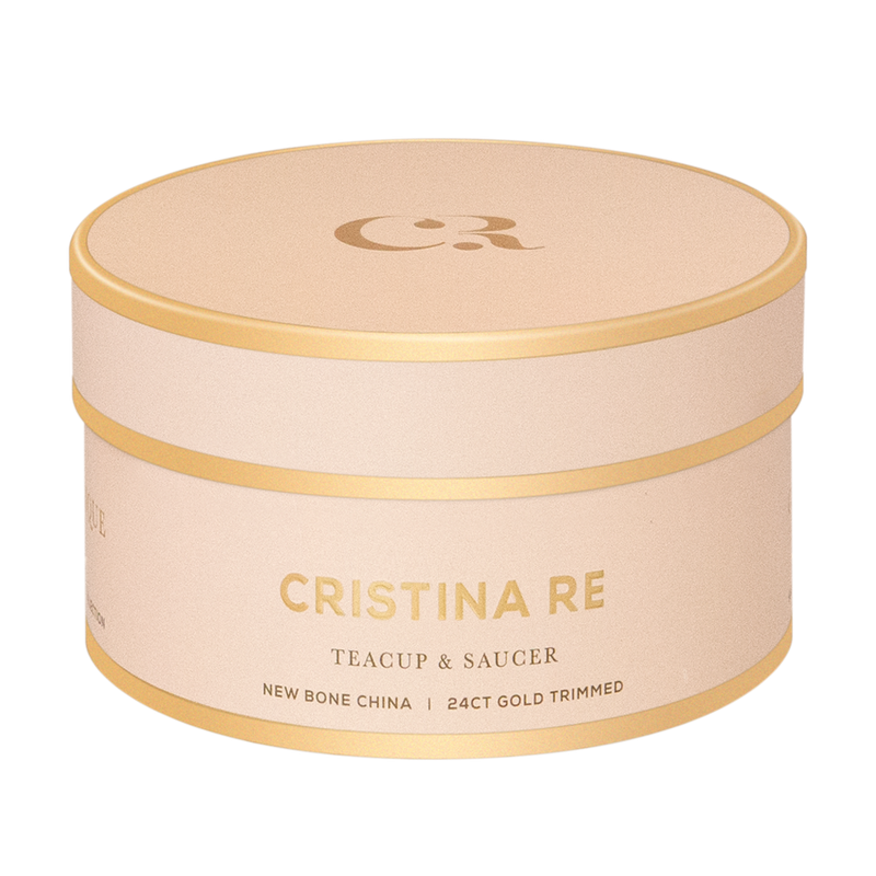 Cristina Re - Teacup & Saucer White Celestite