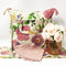Monet Beige Flower Hamper 100% Cotton Inspired