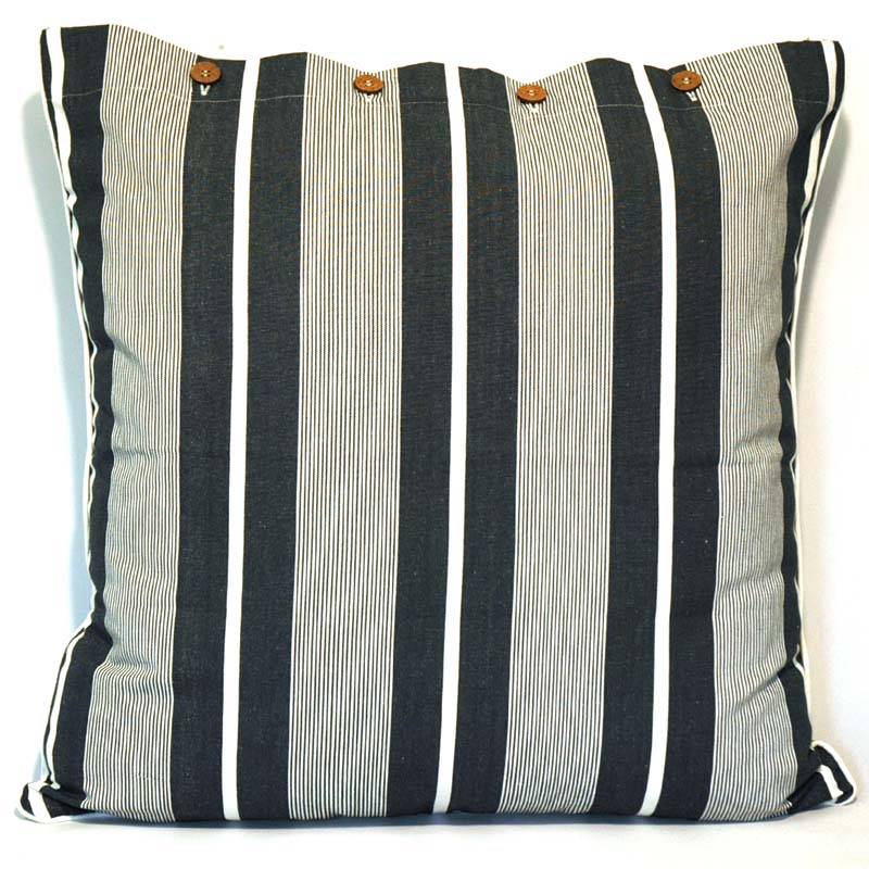 Finley Charcoal Euro Cushion Cover 60x60cm