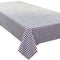 Gingham Check Blue Cotton Woven Tablecloth 150x250cm