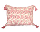 Jaipur Dusty Rose Tassel Cushion Cover 40x55cm