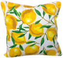 Lemon Euro Cushion Cover 60x60cm