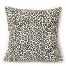 Leopard Print Grey Scatter Cushion Cover 40x40cm