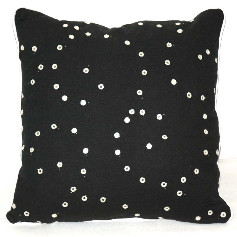 Mirror Black Scatter Cushion Cover 40x40cm