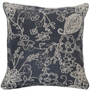 Paisley Navy Scatter Cushion Cover 40x40cm