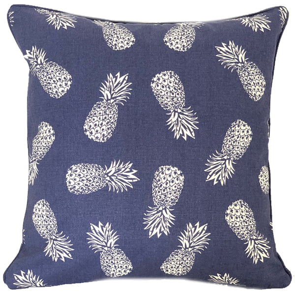 Pineapple Blue Scatter Cushion Cover 40x40cm
