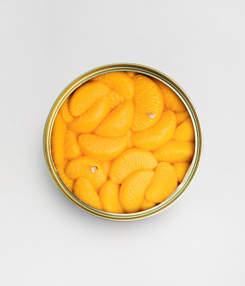 Peeled Tangerine Scented Soy Candle Can