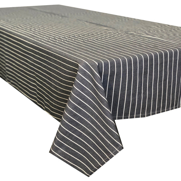 Regatta Charcoal Cotton Woven Tablecloth 150x320cm