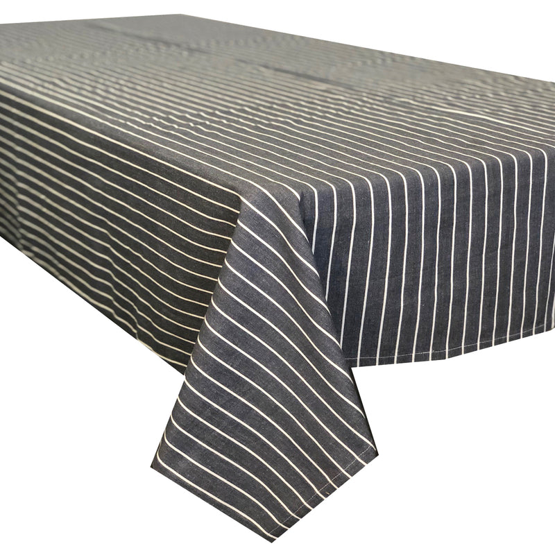 Regatta Charcoal Cotton Woven Tablecloth 150x320cm