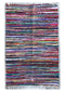 Rectangular Multicolour Rag Rug - 120x180cm