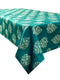 Avalon Teal Cotton Wipe Over Tablecloth 150x250cm