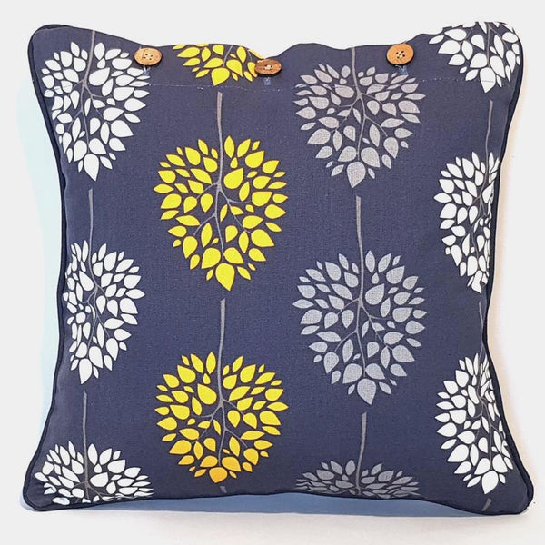 Tree Print Navy Scatter Cushion Cover 40x40cm