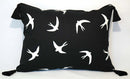 Wings Black Tassel Cushion Cover 40x55cm