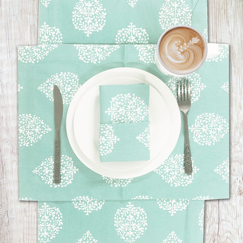Avalon Sea Green Wipe Over Placemat Set of 4