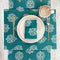 Avalon Teal Wipe Over Placemat Set of 4