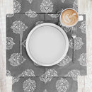 Avalon Grey Wipe Over Placemat Set of 4