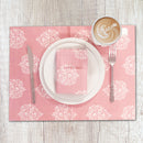 Avalon Dusty Rose Wipe Over Placemat Set of 4
