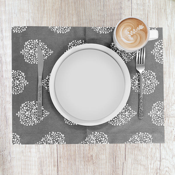 Avalon Grey Wipe Over Placemat Set of 4